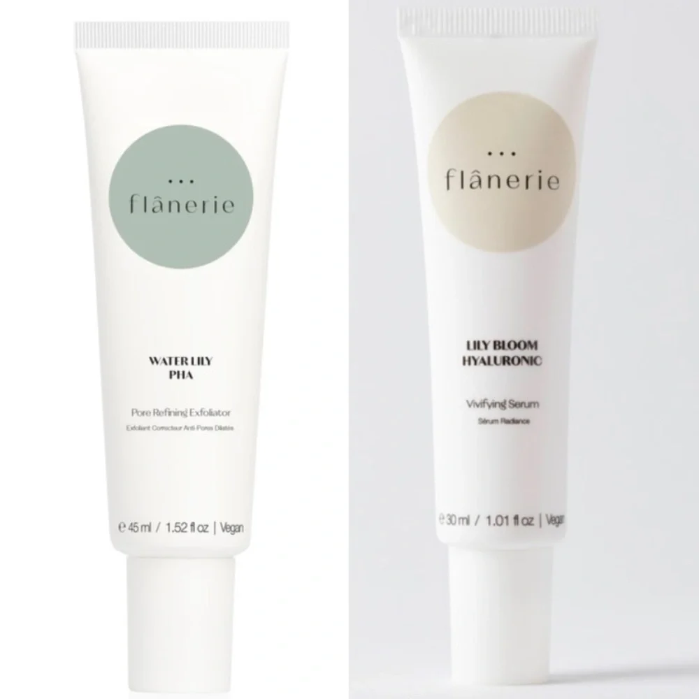 Flanerie Vivifying Serum & Pore Refining Exfoliator